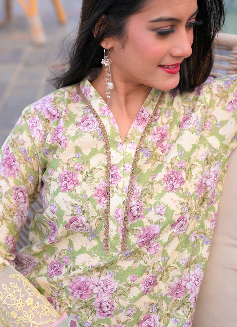 Mint Rose Elegance 3 PC Set