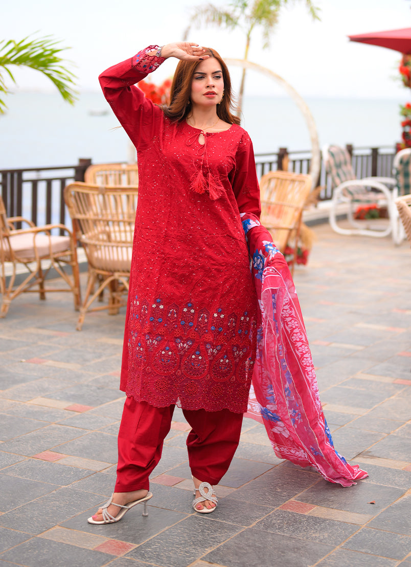 Rich Red 3 PC Set