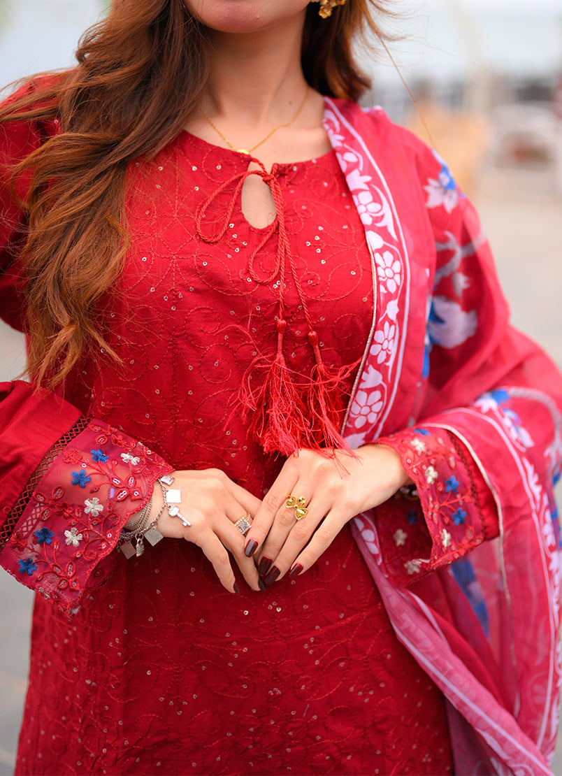Rich Red 3 PC Set