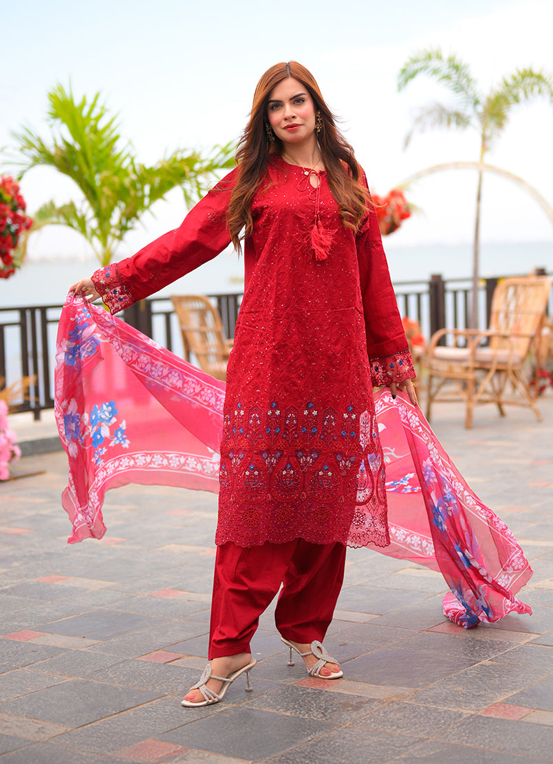 Rich Red 3 PC Set