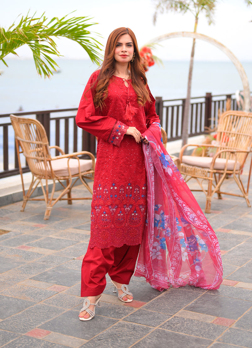 Rich Red 3 PC Set