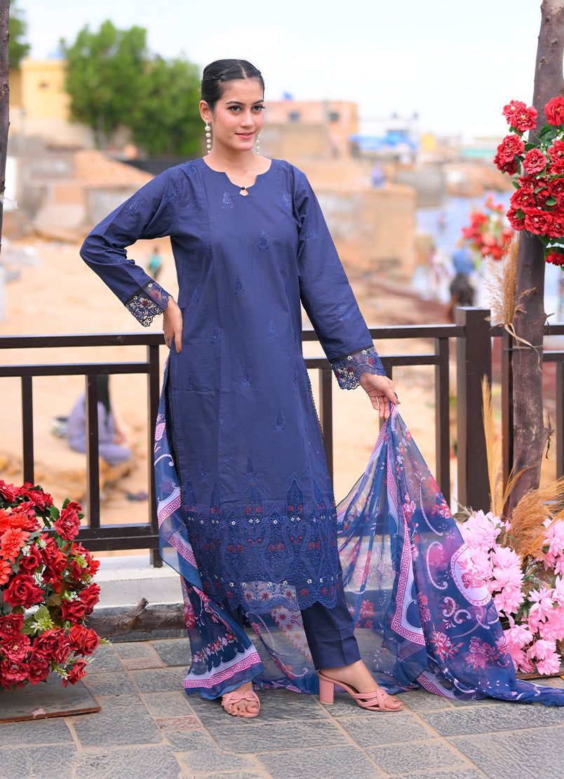 Deep Navy 3 PC Set