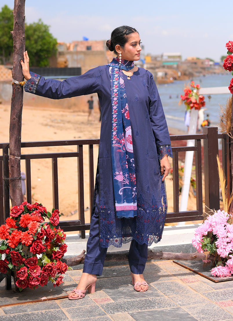Deep Navy 3 PC Set